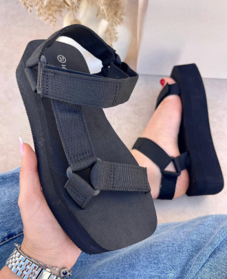 Ad. Mall - Chaussure Exception - Sandales à Scratch